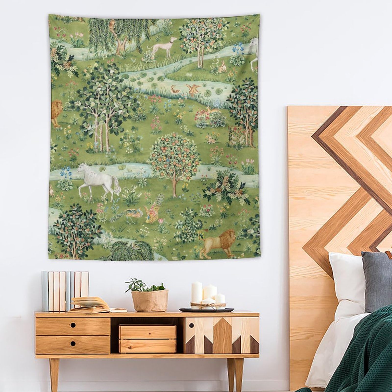 Amazon.com: Yearn Jear William Morris Tapestry Wall Hanging,Retro